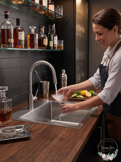 Blanco 518168 17X17 Quatrus R0 Bar Bowl Stainless Steel Sink