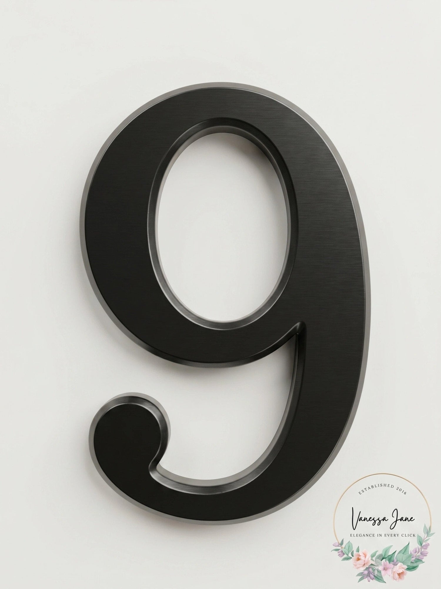 Baldwin Estate House Numbers, Choose Number/Finish