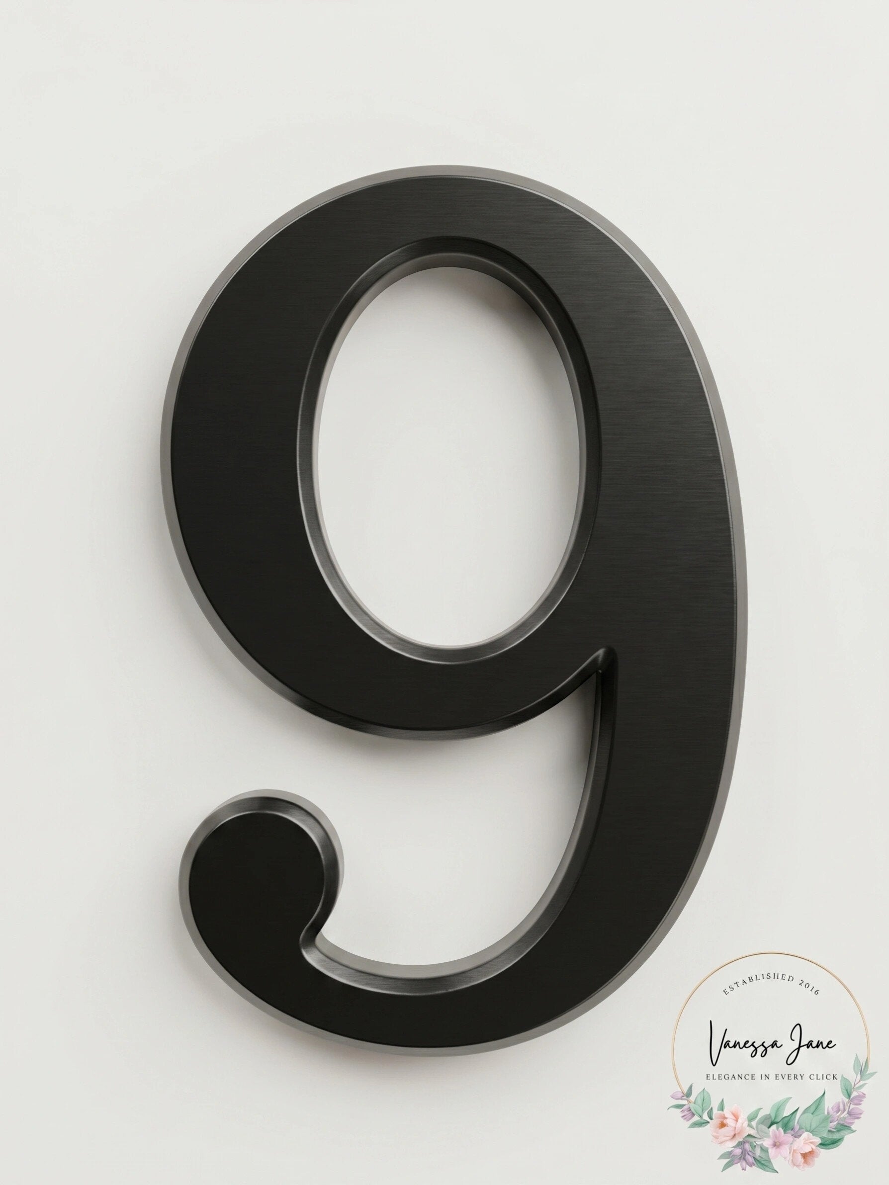 Baldwin Estate House Numbers, Choose Number/Finish