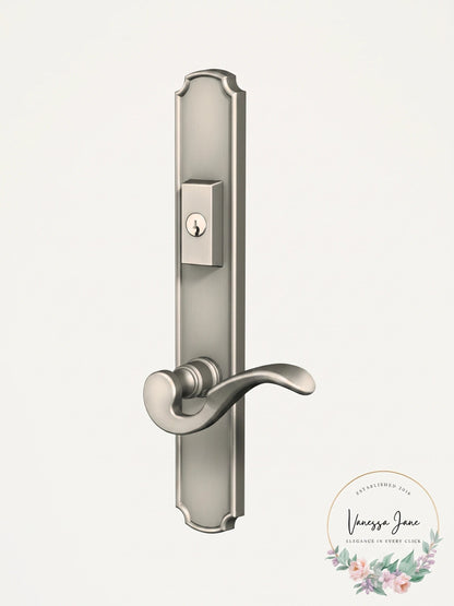 Baldwin MP002.ACT5 Bismark Keyed Entry Multi Point Trim Lever Set