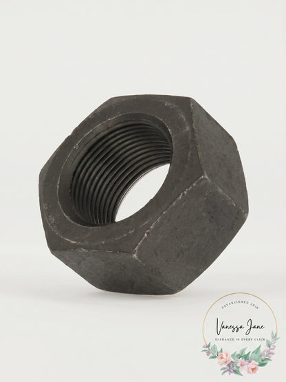 Steel Hex Nut, Plain Finish, Grade 8, ASME B18.2.2 (Pack of 100)