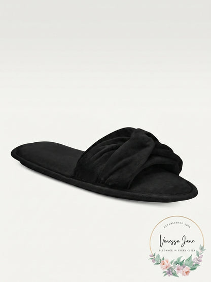 Charter Club Twisted Open-Toe Slippers