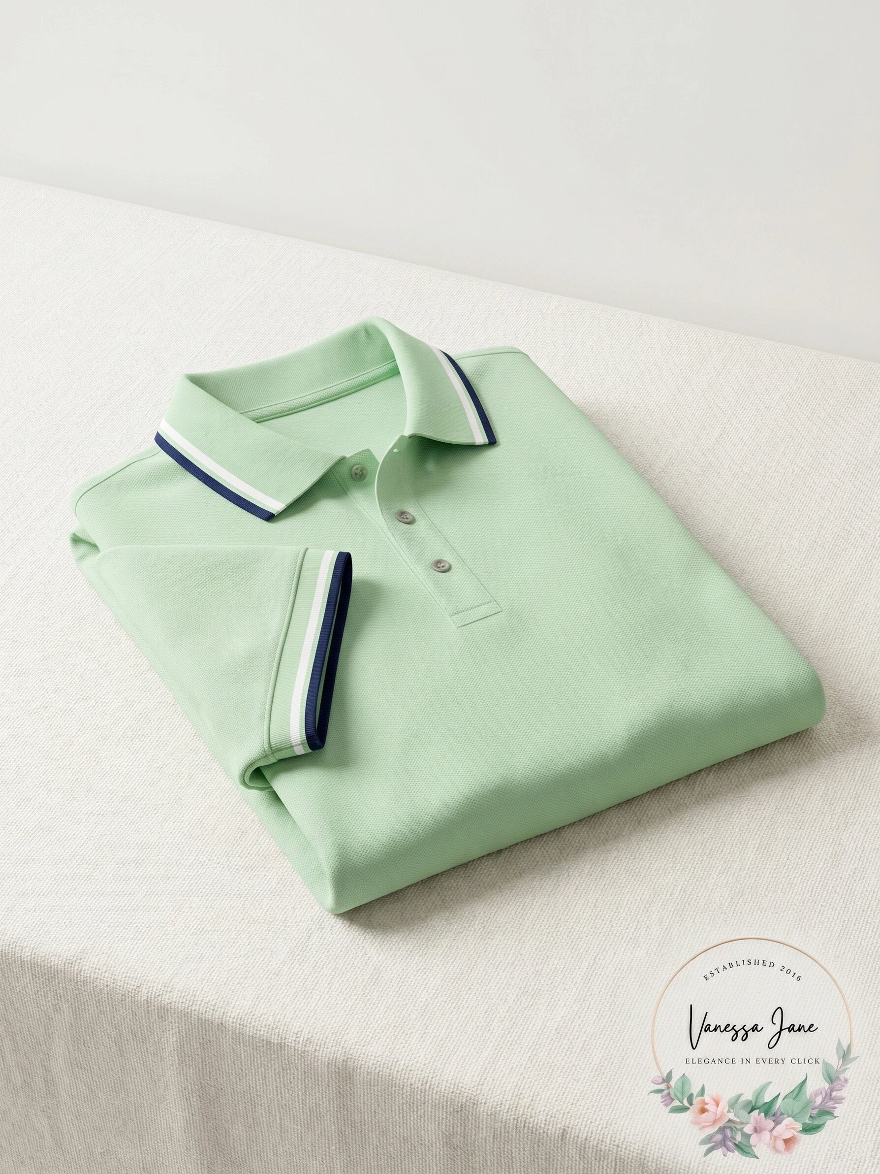 PGA Tour Mens Athletic-Fit Performance Stretch Moisture-Wicking Printed Polo, MD