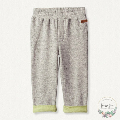Robeez Baby Knit Soft Cozy Terry Pants 3-6 Months