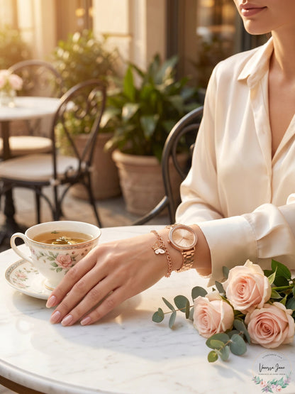 Inc International Concepts Womens Rose Gold-Tone Bracelet Watch 38mm