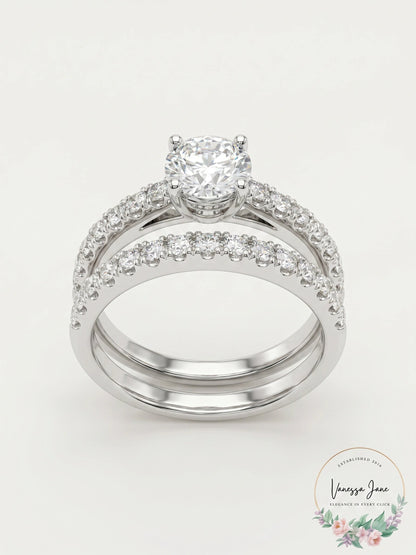 Charter Club Ring Set, Cubic Zirconia Engagement , Size 5