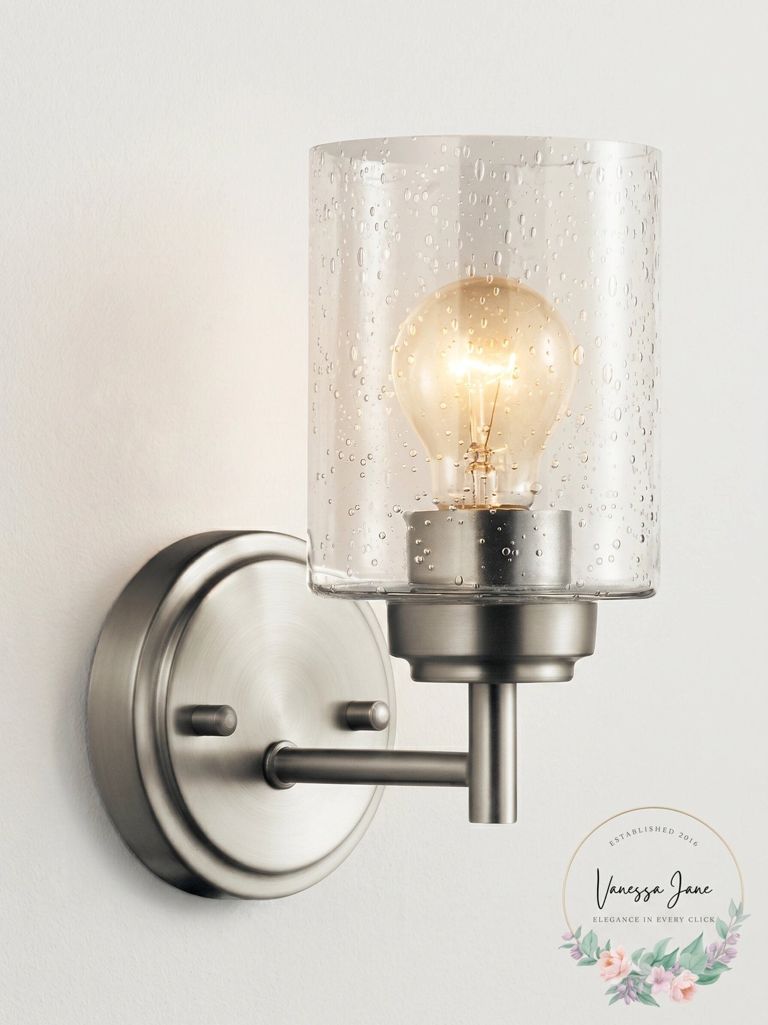 Kichler Lighting 45910NI One Light Wall Sconce from The Winslow Collection