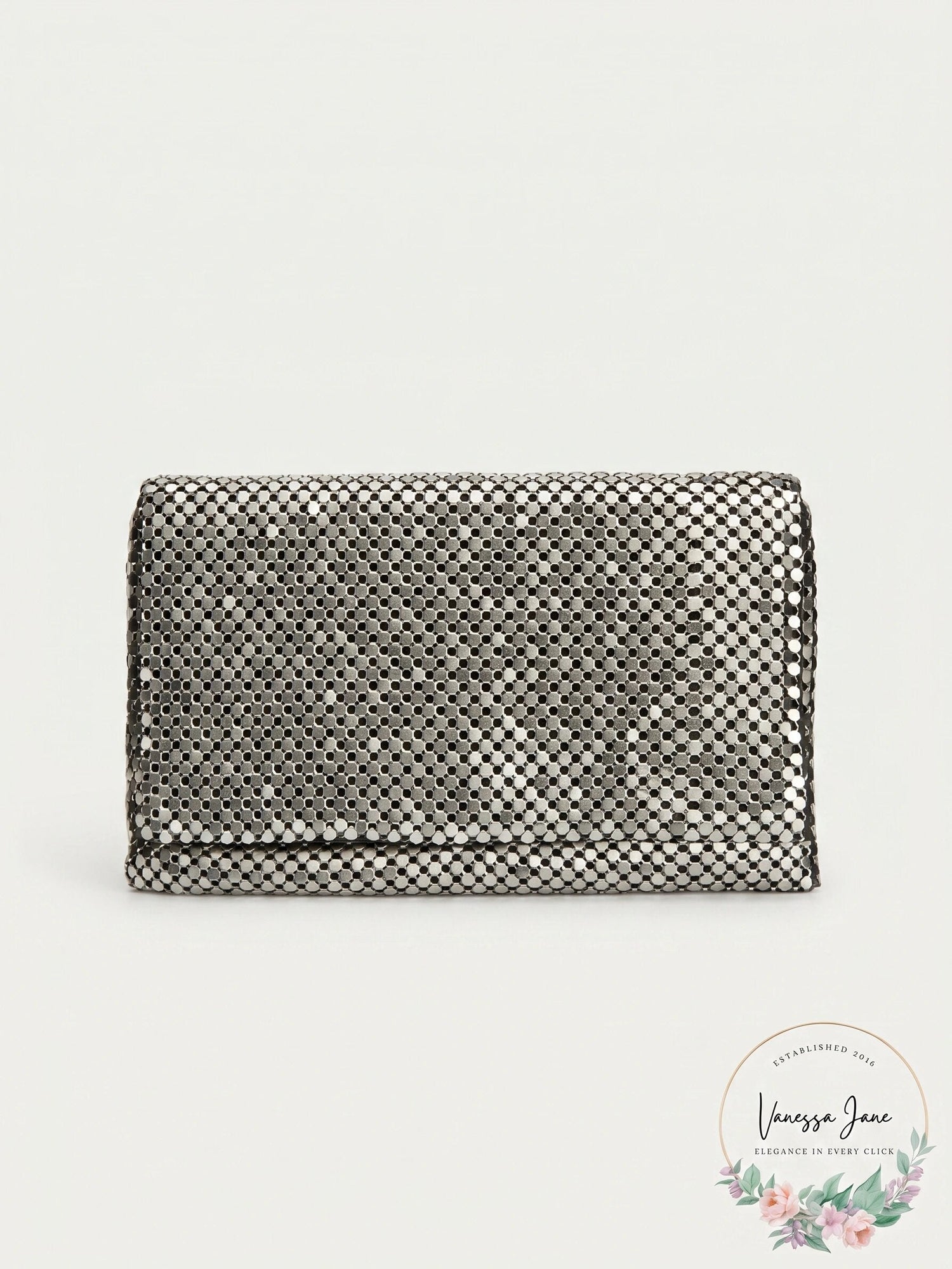 INC International Concepts I.N.C. Luhli Mesh Ring Clutch
