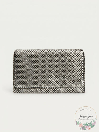 INC International Concepts I.N.C. Luhli Mesh Ring Clutch
