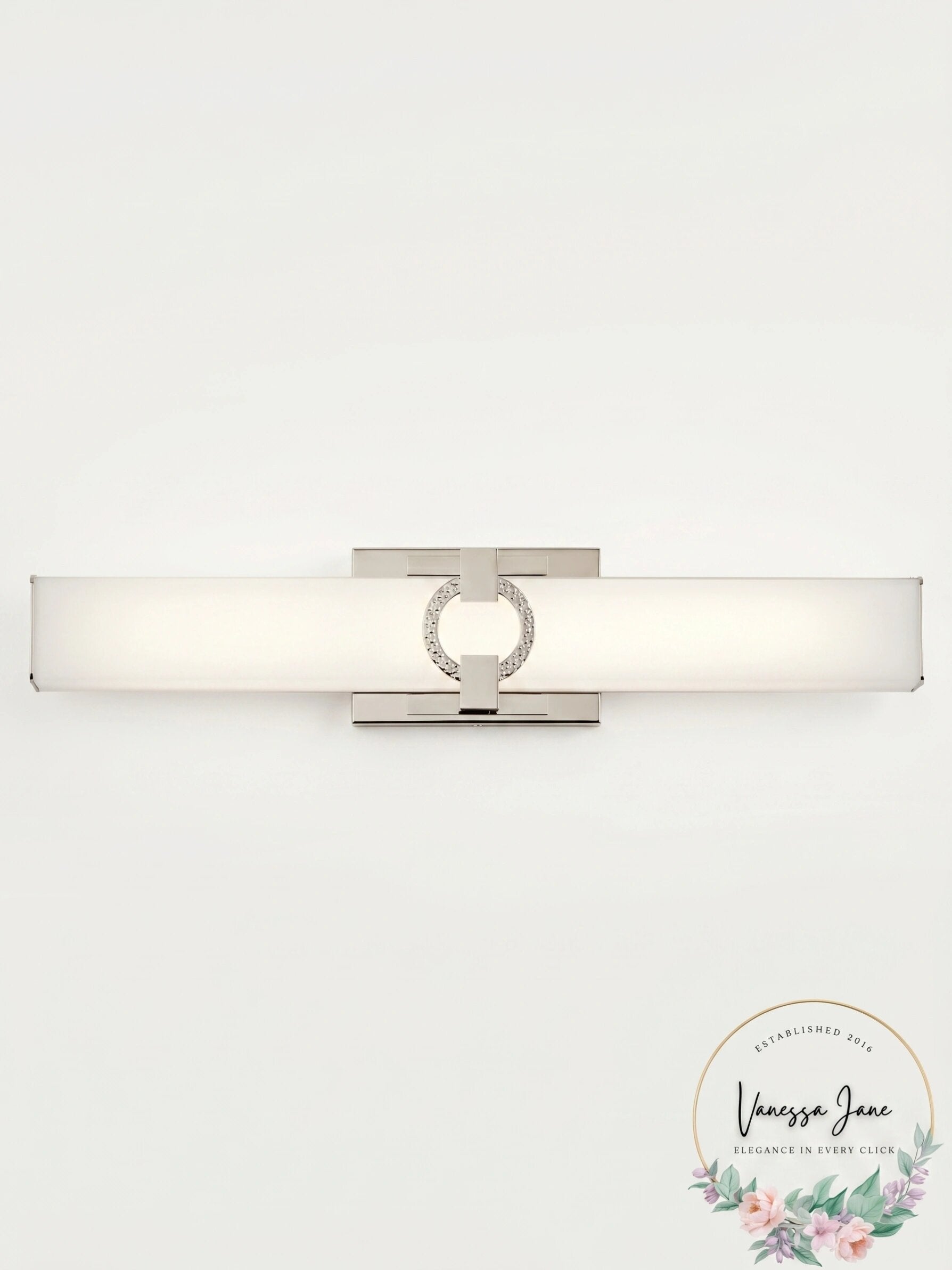 Kichler Bordeaux Linear Bath 22 LED Polished Nickel