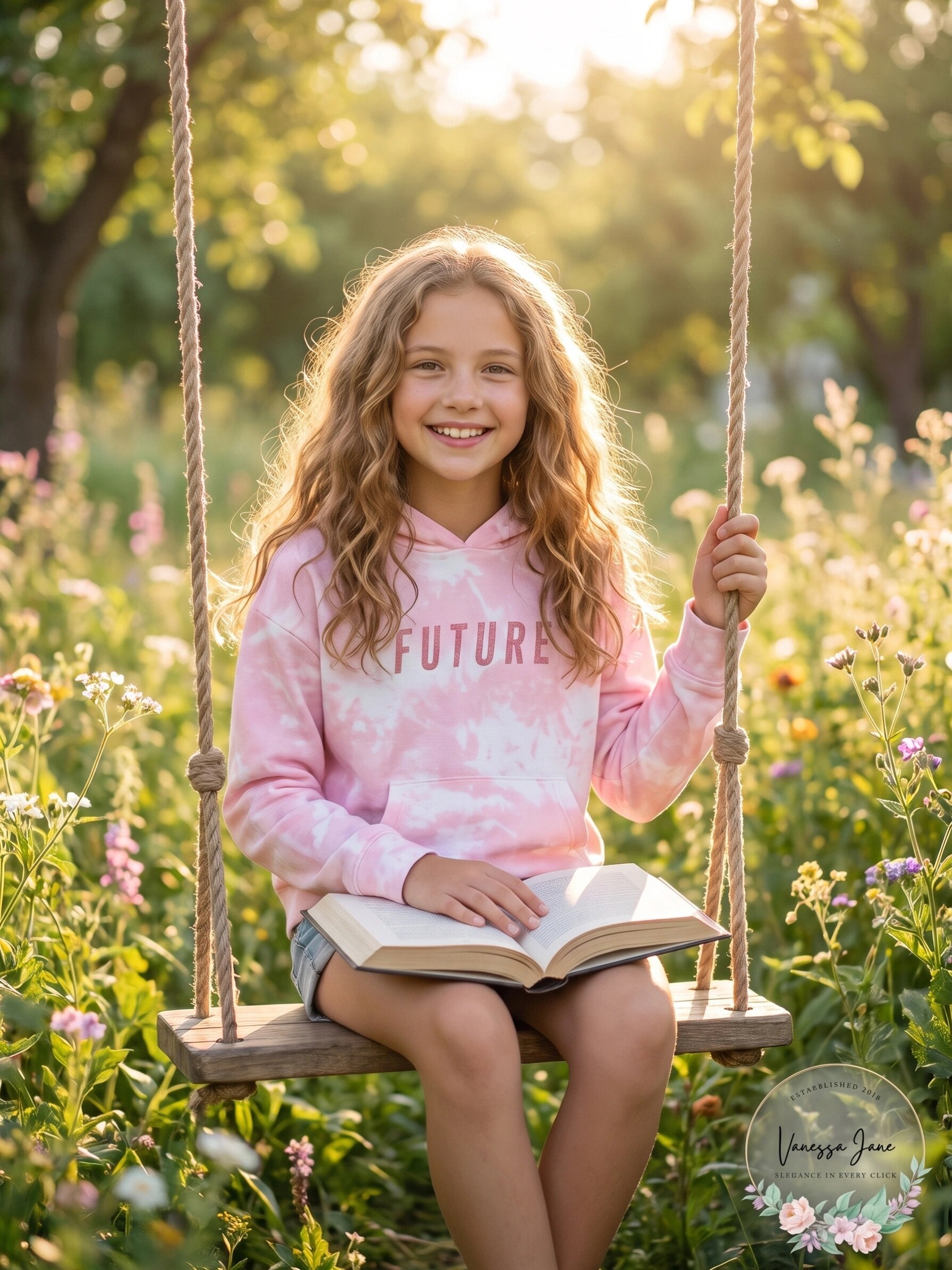 Ideology Big Girls Tie-Dyed Hoodie, Size M-10-12
