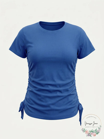 Inc International Concepts Double-Ruched Top,Size Large