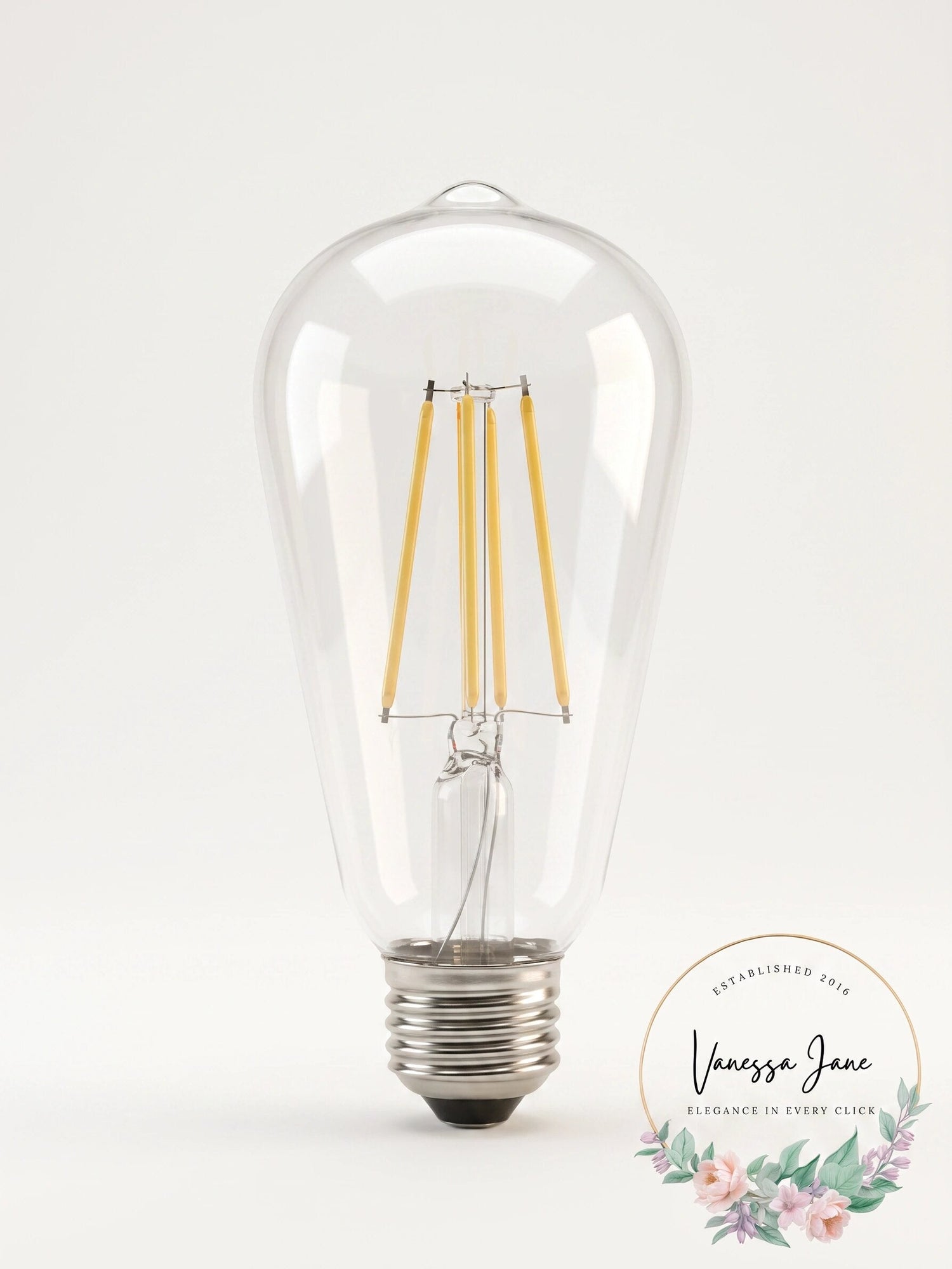 Progress Lighting Single 7 Watt Dimmable ST19 Medium (E26) LED Bulb