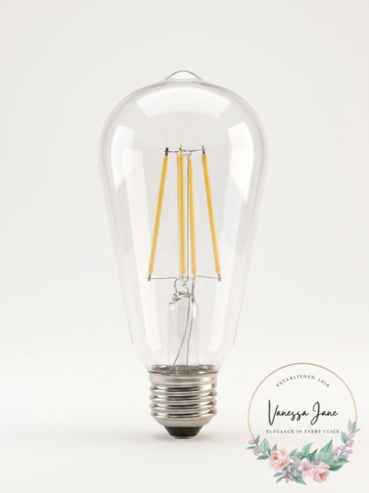 Progress Lighting Single 7 Watt Dimmable ST19 Medium (E26) LED Bulb
