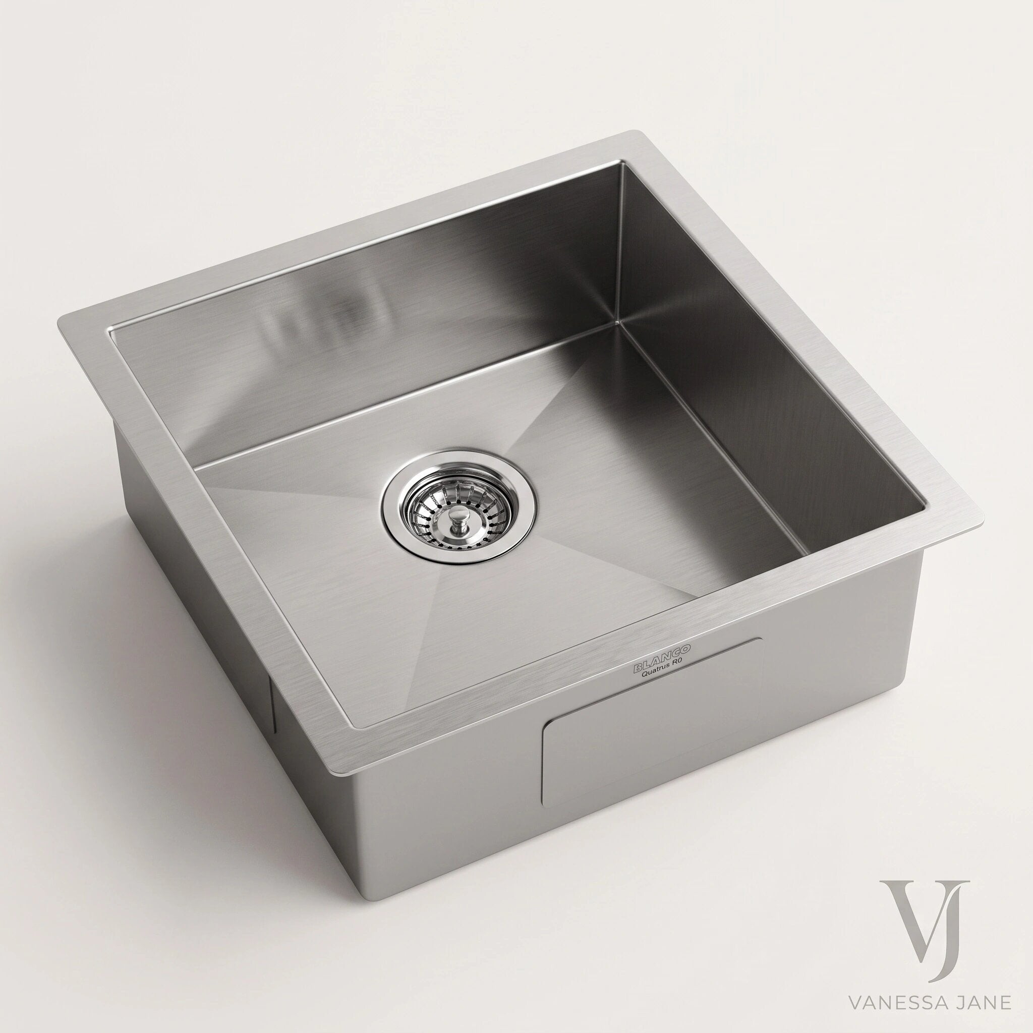 Blanco 518168 17X17 Quatrus R0 Bar Bowl Stainless Steel Sink