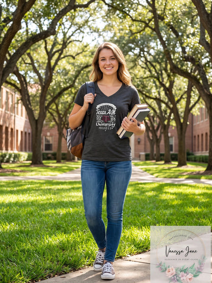 Levelwear NCAA Texas AM Aggies Women Anthem Entice Ladies Tee, Small
