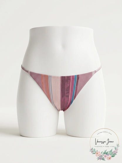 ONeill Juniors Jack Stripe Printed Bikini Bottoms