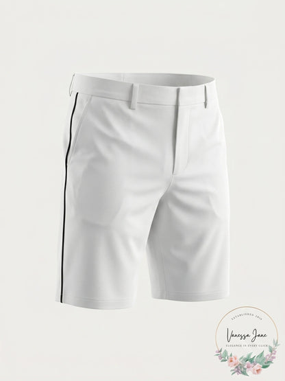 Calvin Klein Mens Flat-Front 10 In Shorts, Size 32W