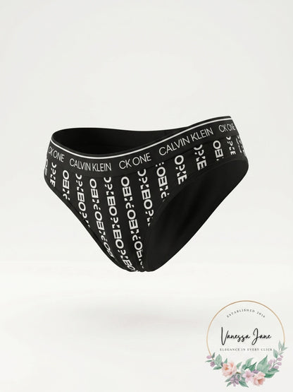 Calvin Klein Ck One Cotton Thong, Size XS