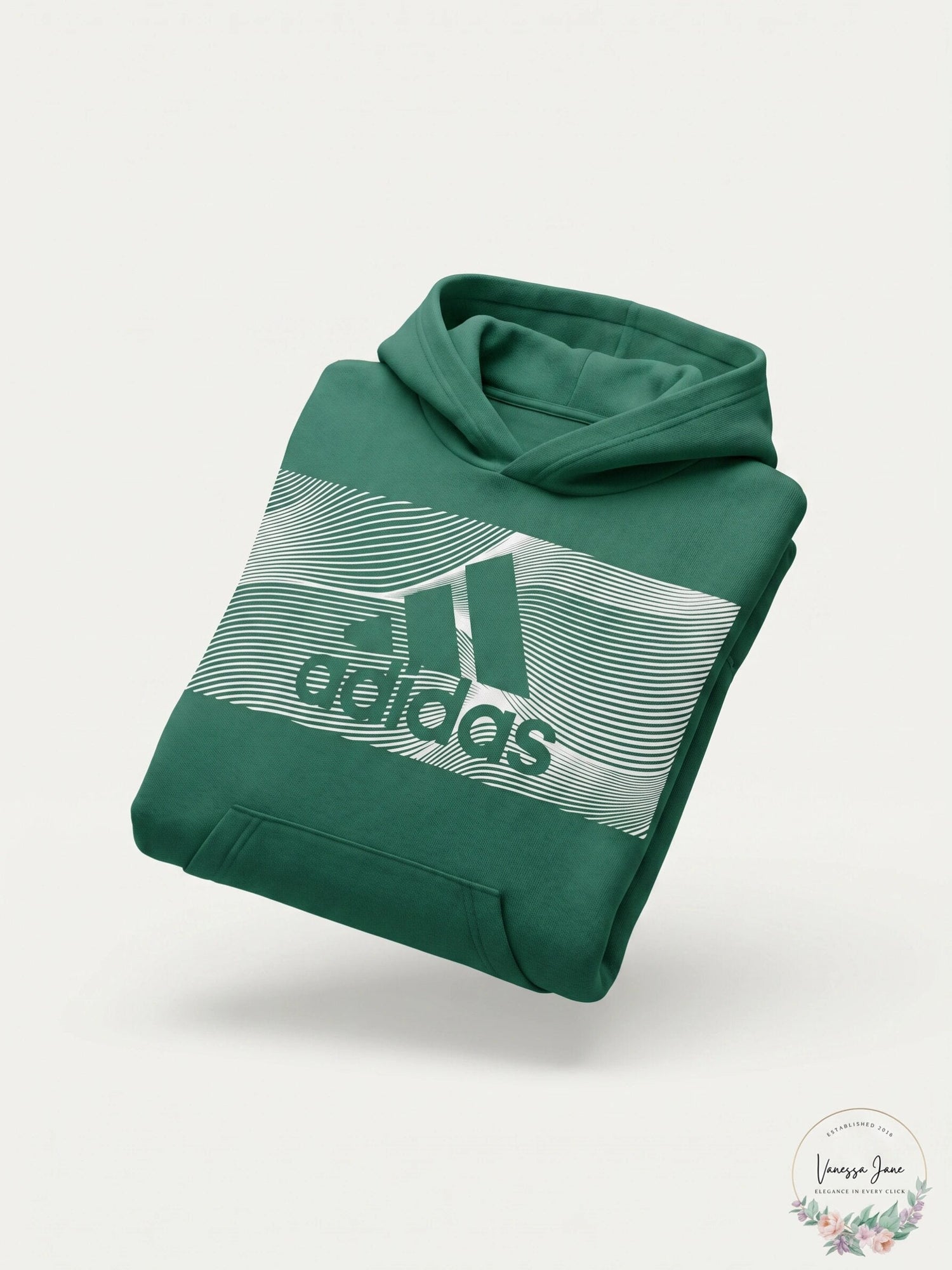 Adidas Kids Ctn Event21 Pullover Hoodie in Green