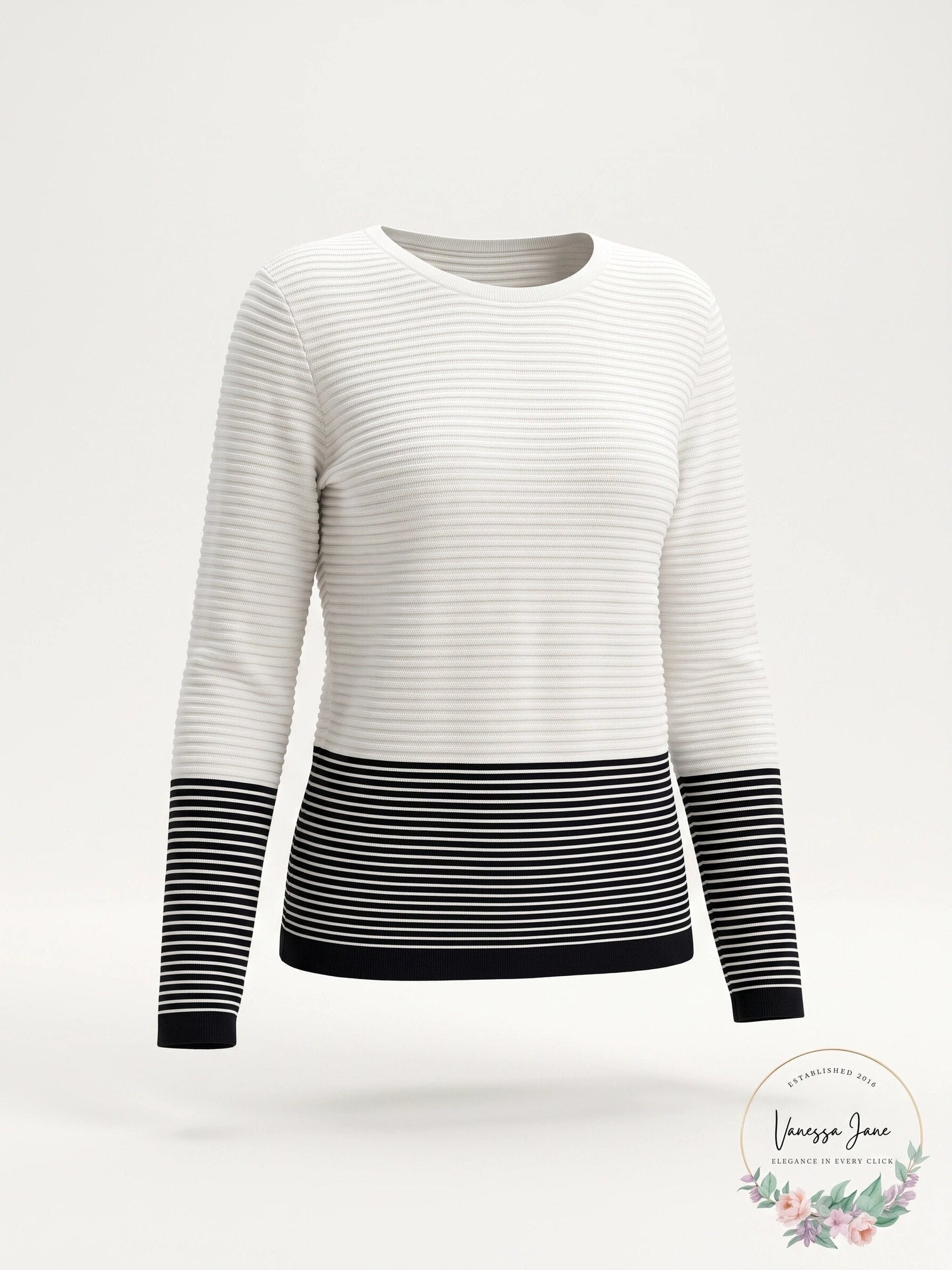 Charter Club Petite Striped Colorblock Sweater, Size PL