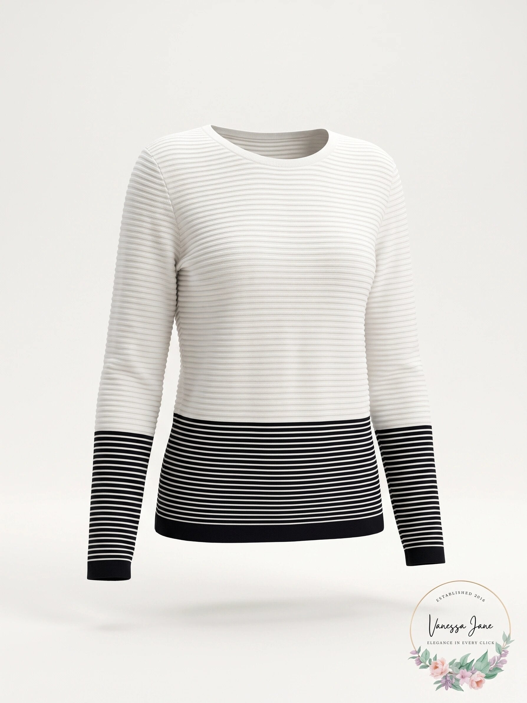 Charter Club Petite Striped Colorblock Sweater, Size PL