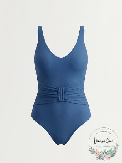 Bleu by Rod Beattie All About U One-Piece Swimsuit, Size 6