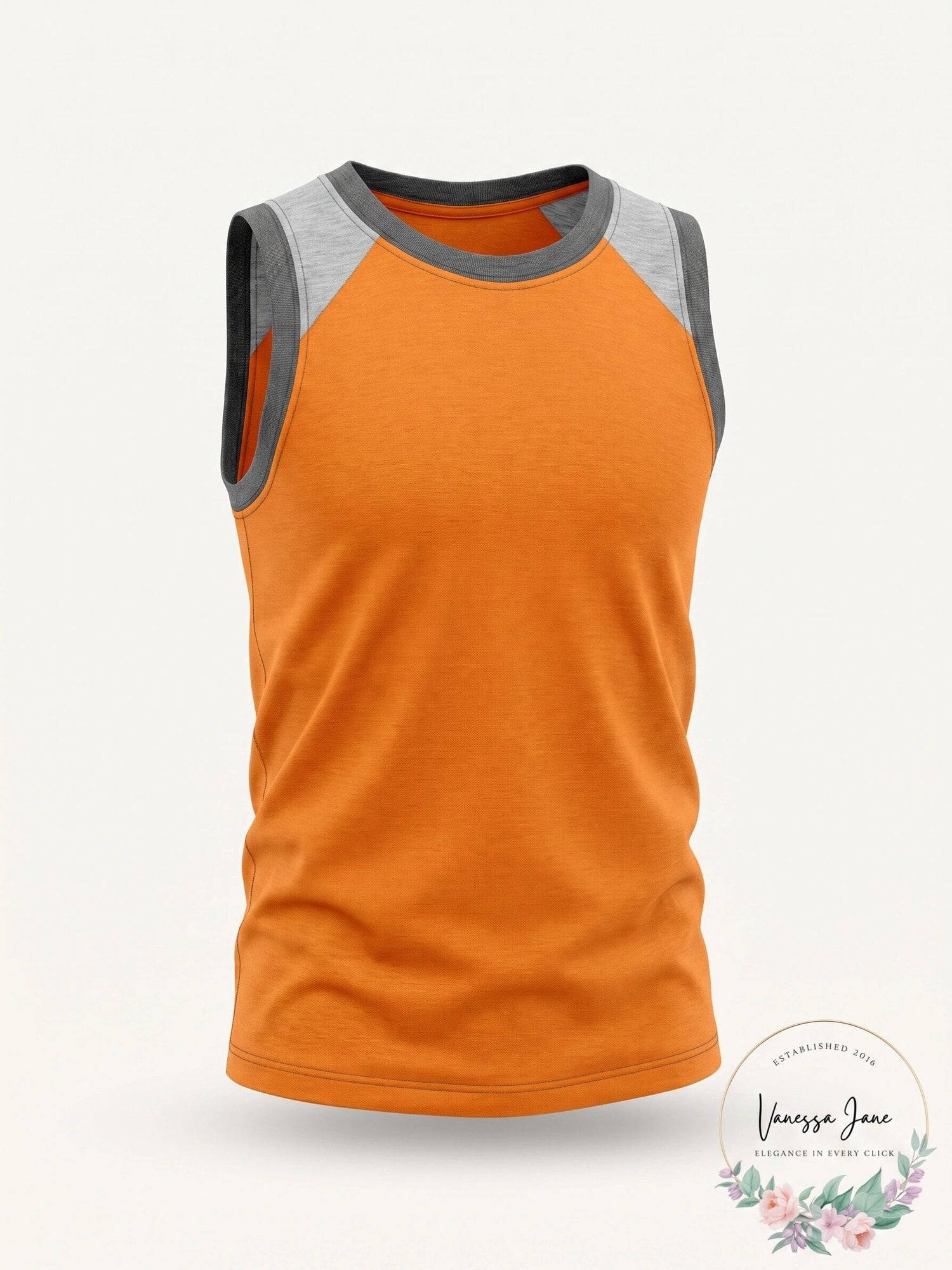 French Toast Boys’ Muscle Tee, Colorblocked Autumn Glory, 12Months
