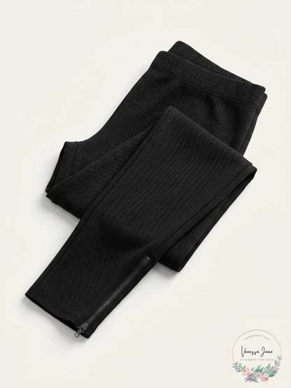 Bar Iii Zippered-Hem Skinny Pants, Size Small