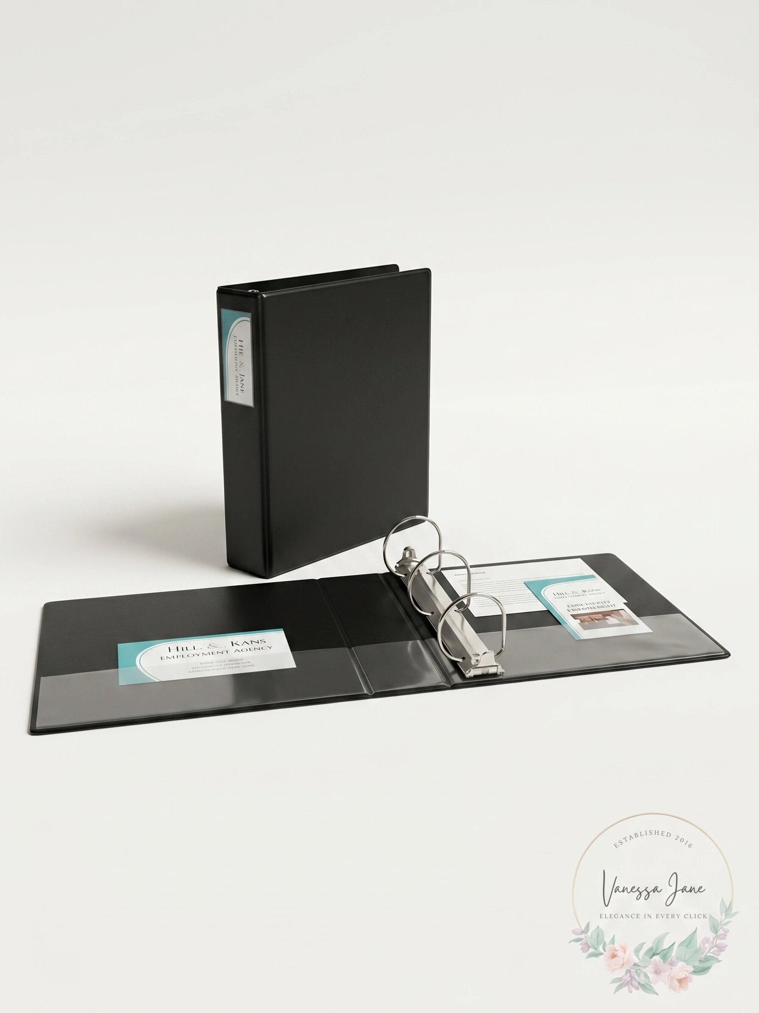 2-Pack Avery Durable Ring Binder with Two Booster EZD Rings, 11 x 8.5