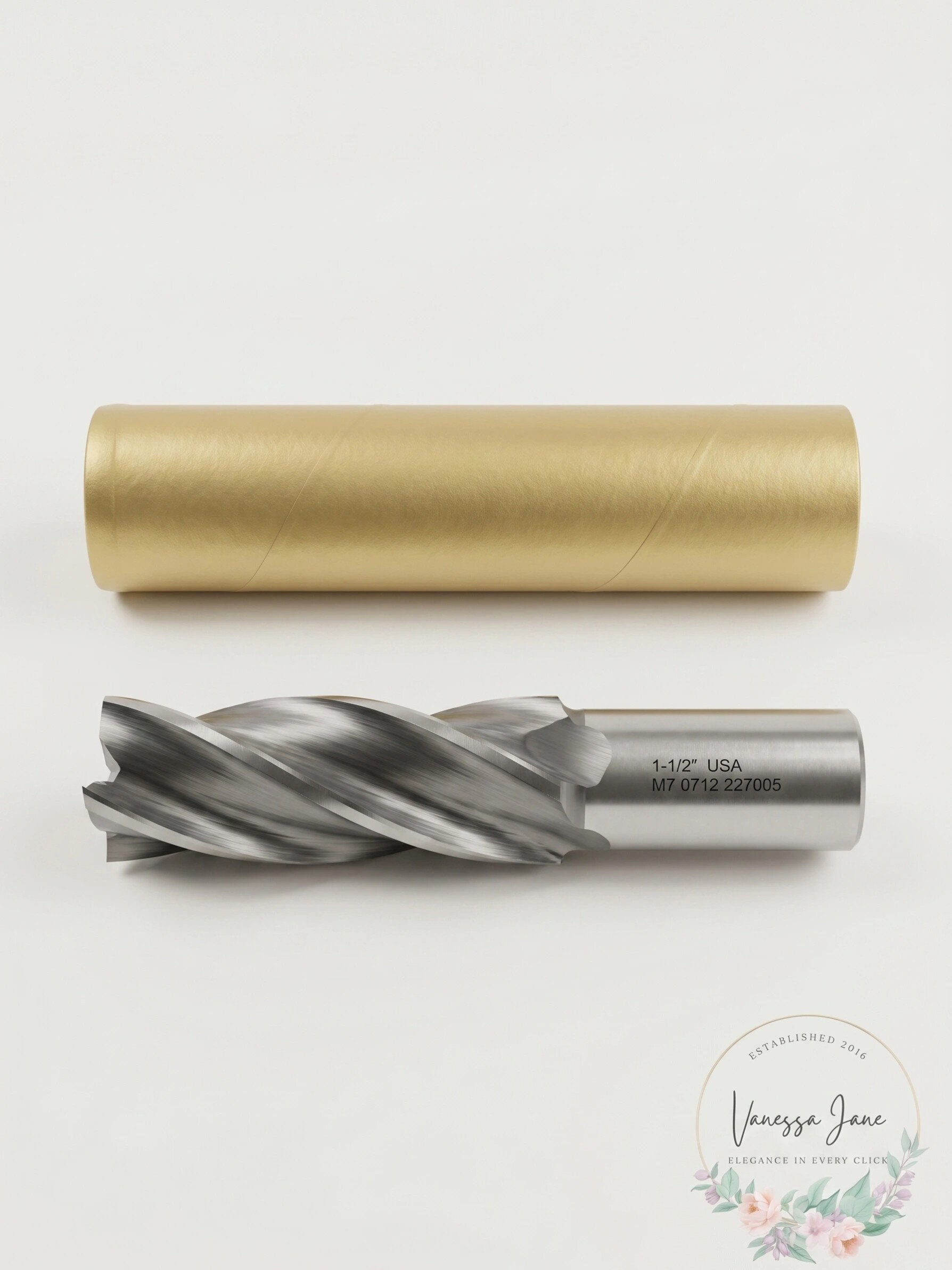 Melin Tool Company CC-4048L 4 Flute End Mill 1-1/2 - 1-1/4 x 6 1/2 M7