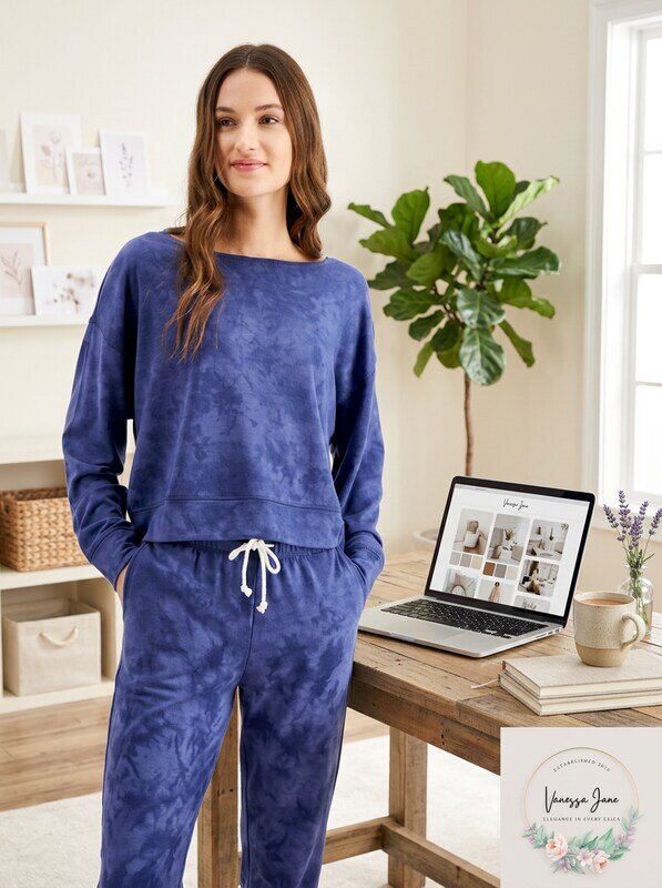 Jenni on Repeat Super Soft Crew Sleep Top