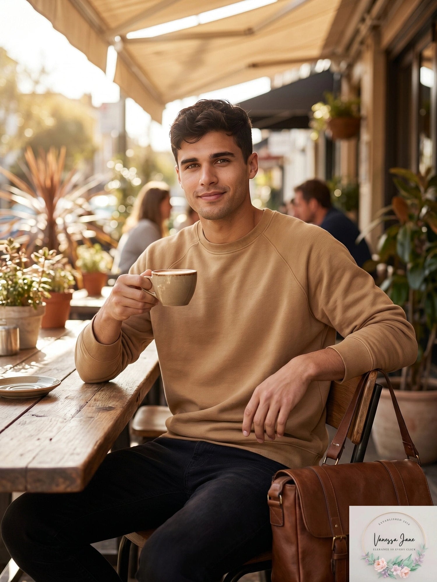 And Now This Men’s Raglan Sweatshirt