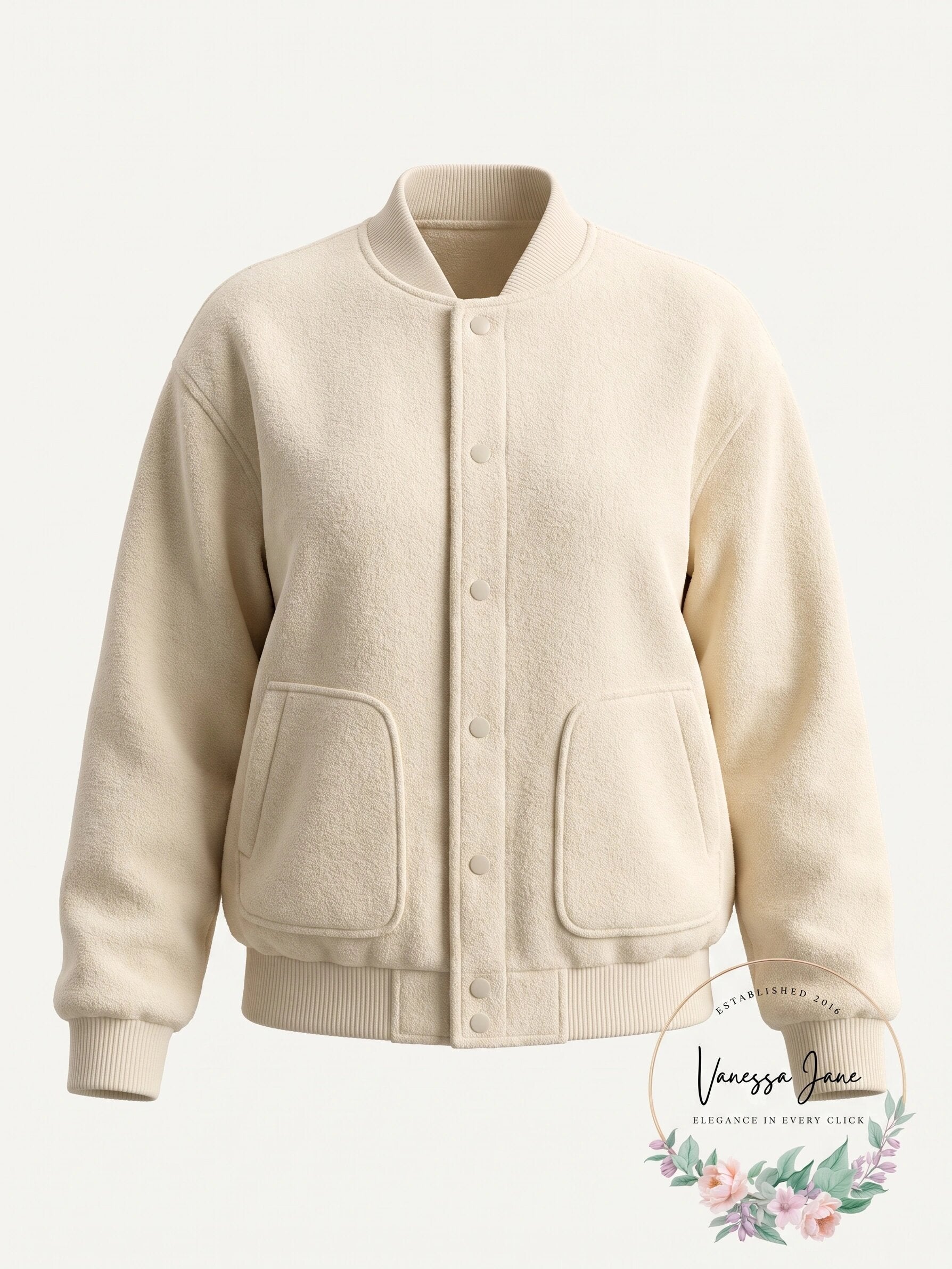 Mango Womens Knitted Pockets Bomber Jacket - Ecru, Size XS