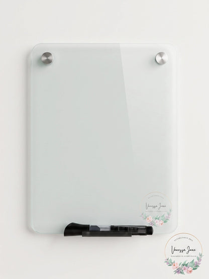 Iceberg Clarity Glass Personal Dry Erase Boards Ultra-White Backing