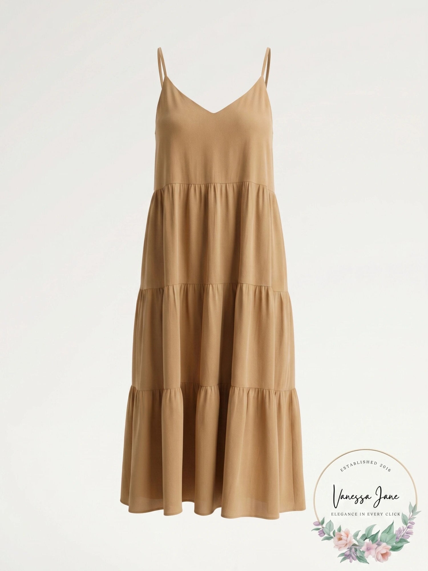 Lafayette 148 New York Hartford Tiered Midi Dress, Size Medium