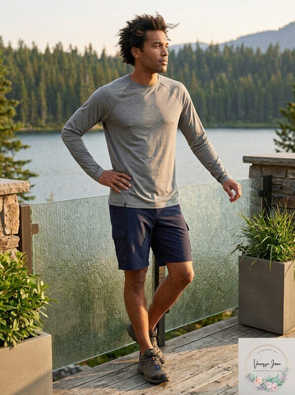 G.H. Bass Mens Boundary Trek Base Layer Long Sleeve Tee