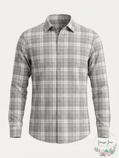 Club Room Mens Briston Plaid Stretch Shirt, Size 3XL