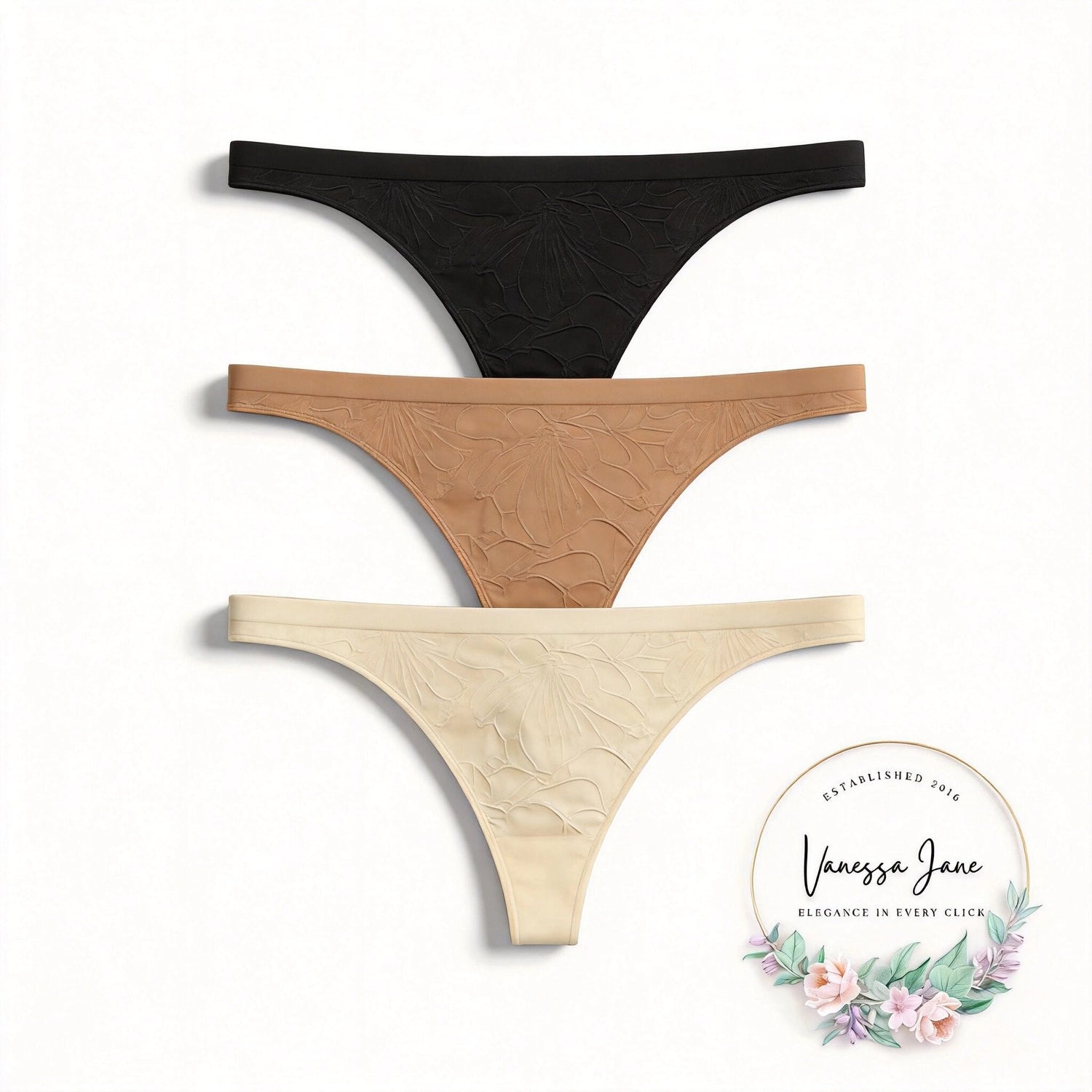 Honeydew Womens Keagan Thong, Pack of 3 , Size Large