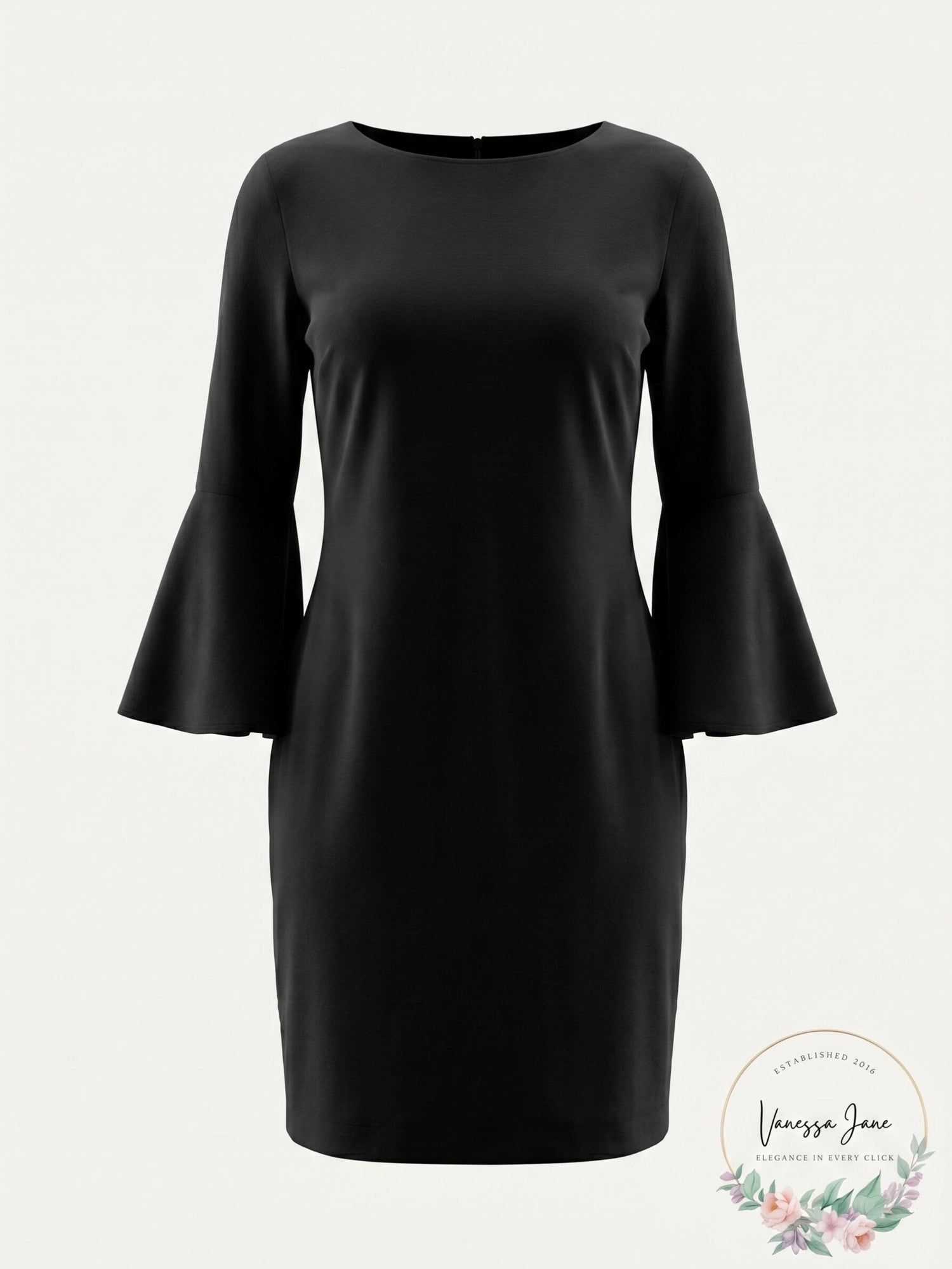 Jessica Howard Bell-Sleeve Sheath Dress
