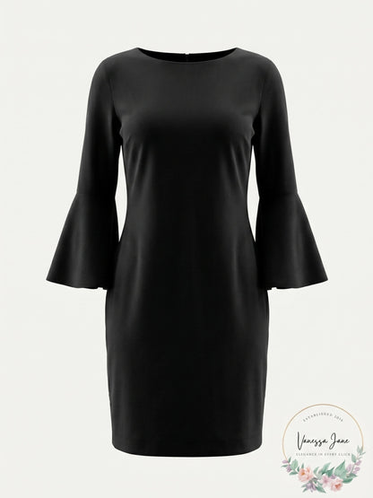 Jessica Howard Bell-Sleeve Sheath Dress