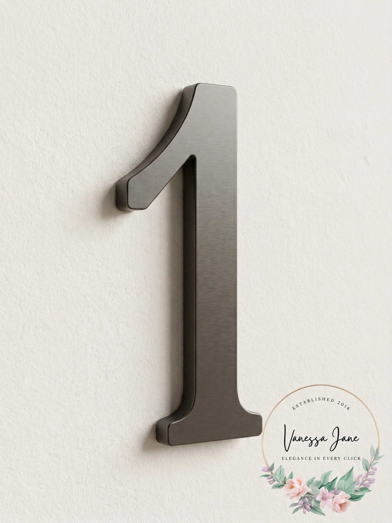 Baldwin Estate House Numbers, Choose Number/Finish
