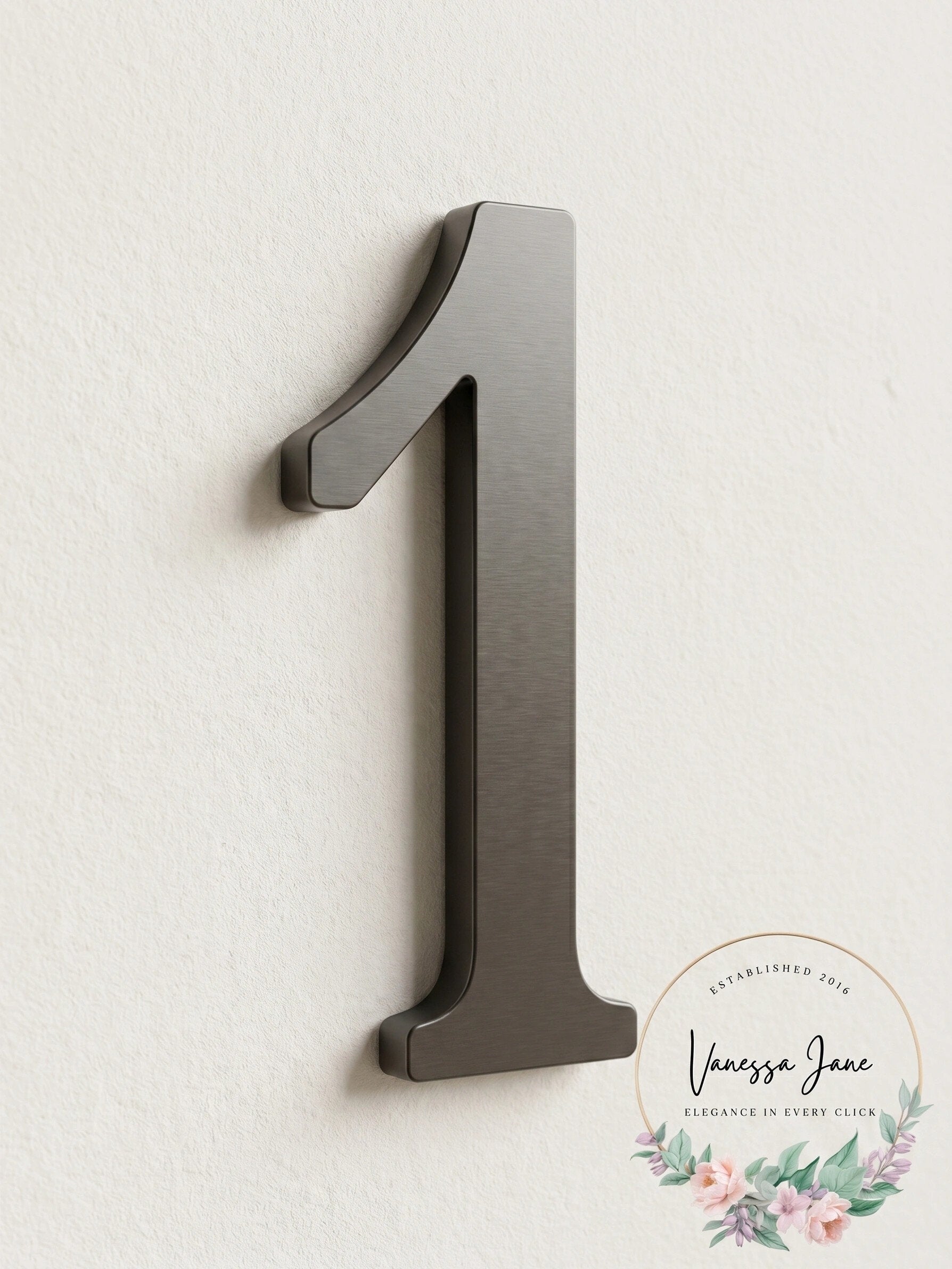 Baldwin Estate House Numbers, Choose Number/Finish