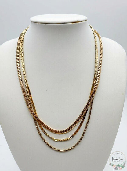 Inc Gold-Tone Layered Pendant Necklace, 17 + 3 Extender