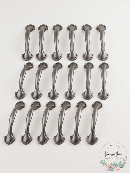 GlideRite  Hardware Type Hooks CC Arch Cabinet Pull, 3in Satin Pewter Lot of 19