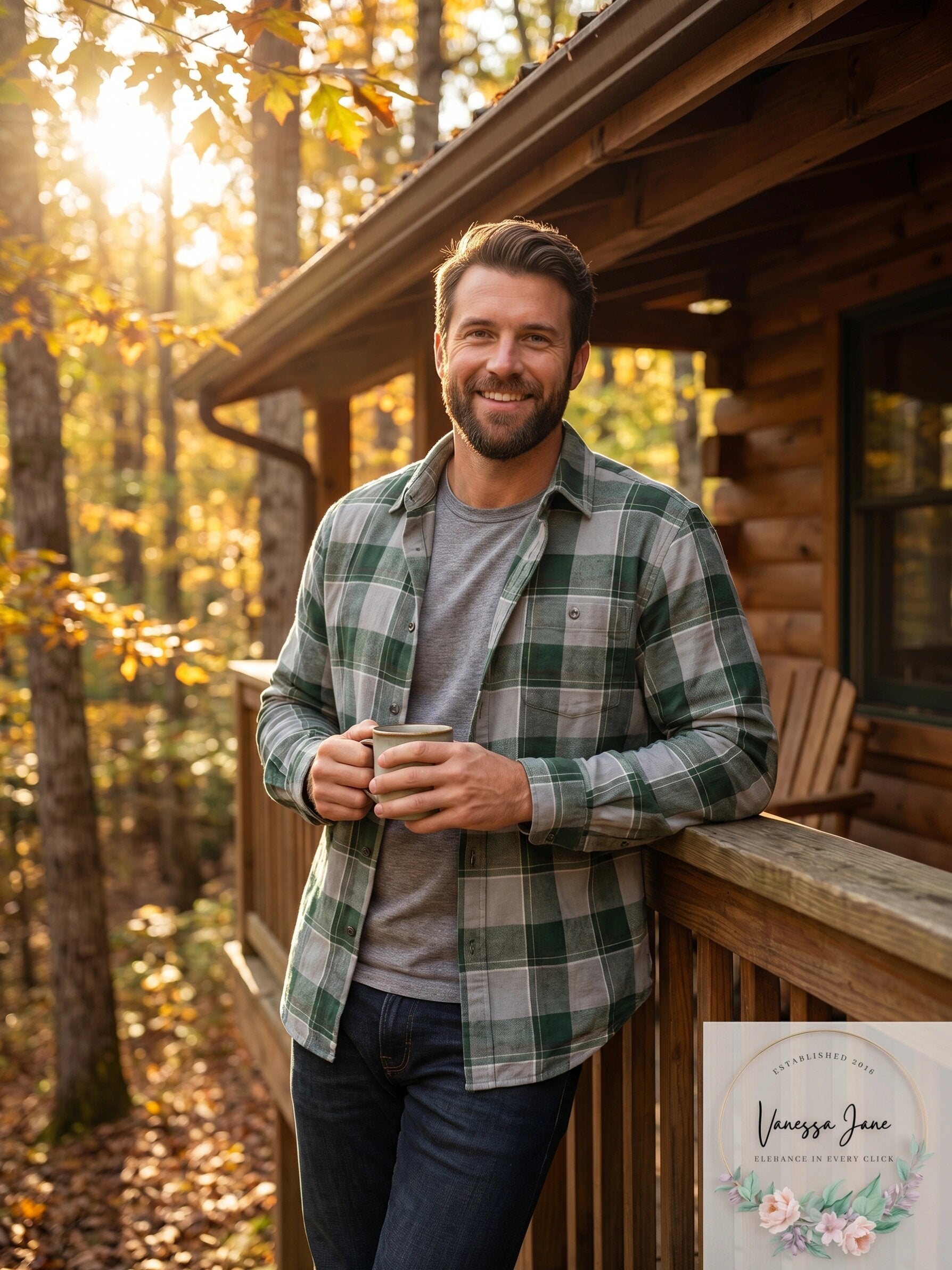 Club Room Mens Plaid Flannel Shirt