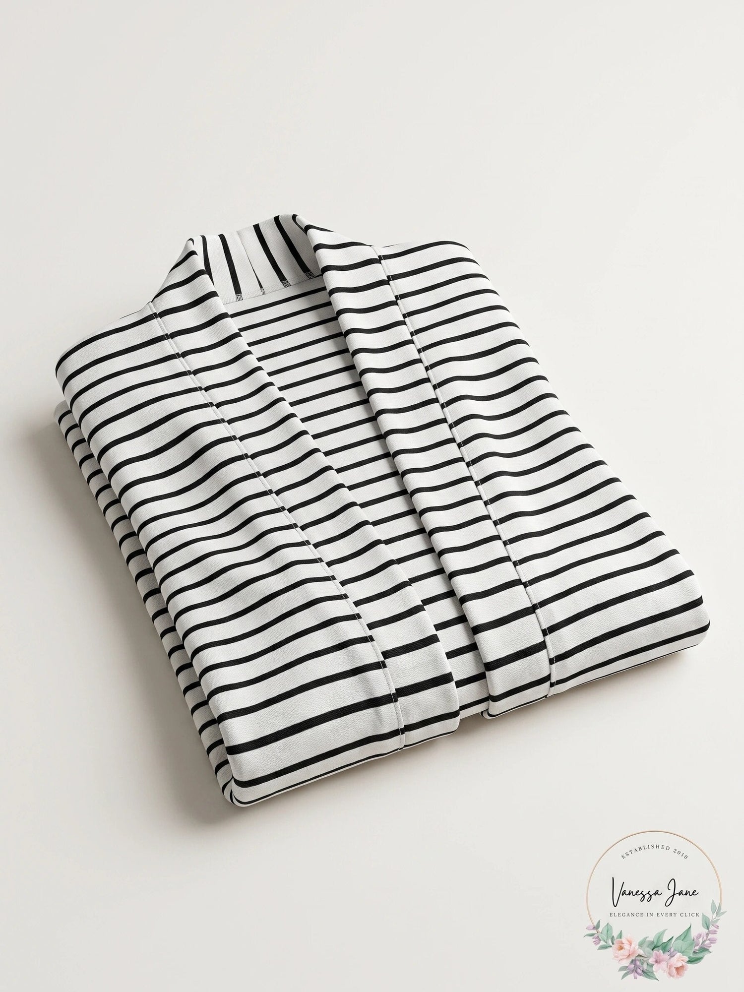 Nic and Zoe Sweetheart Stripe Cardigan, Size Small