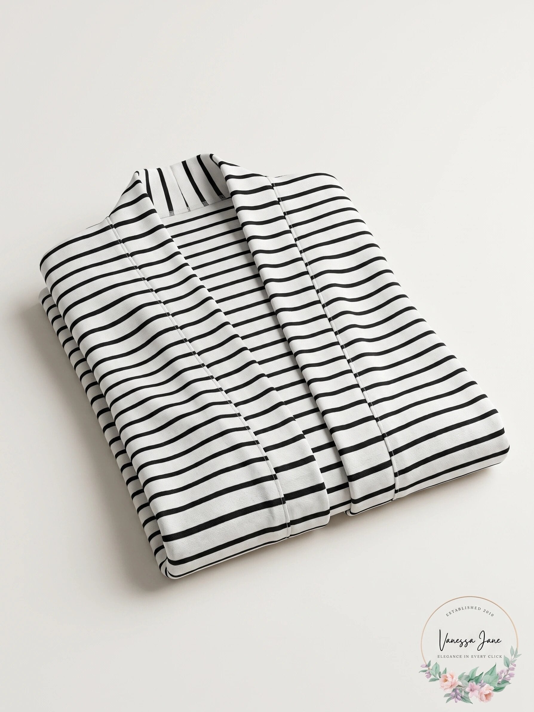 Nic and Zoe Sweetheart Stripe Cardigan, Size Small
