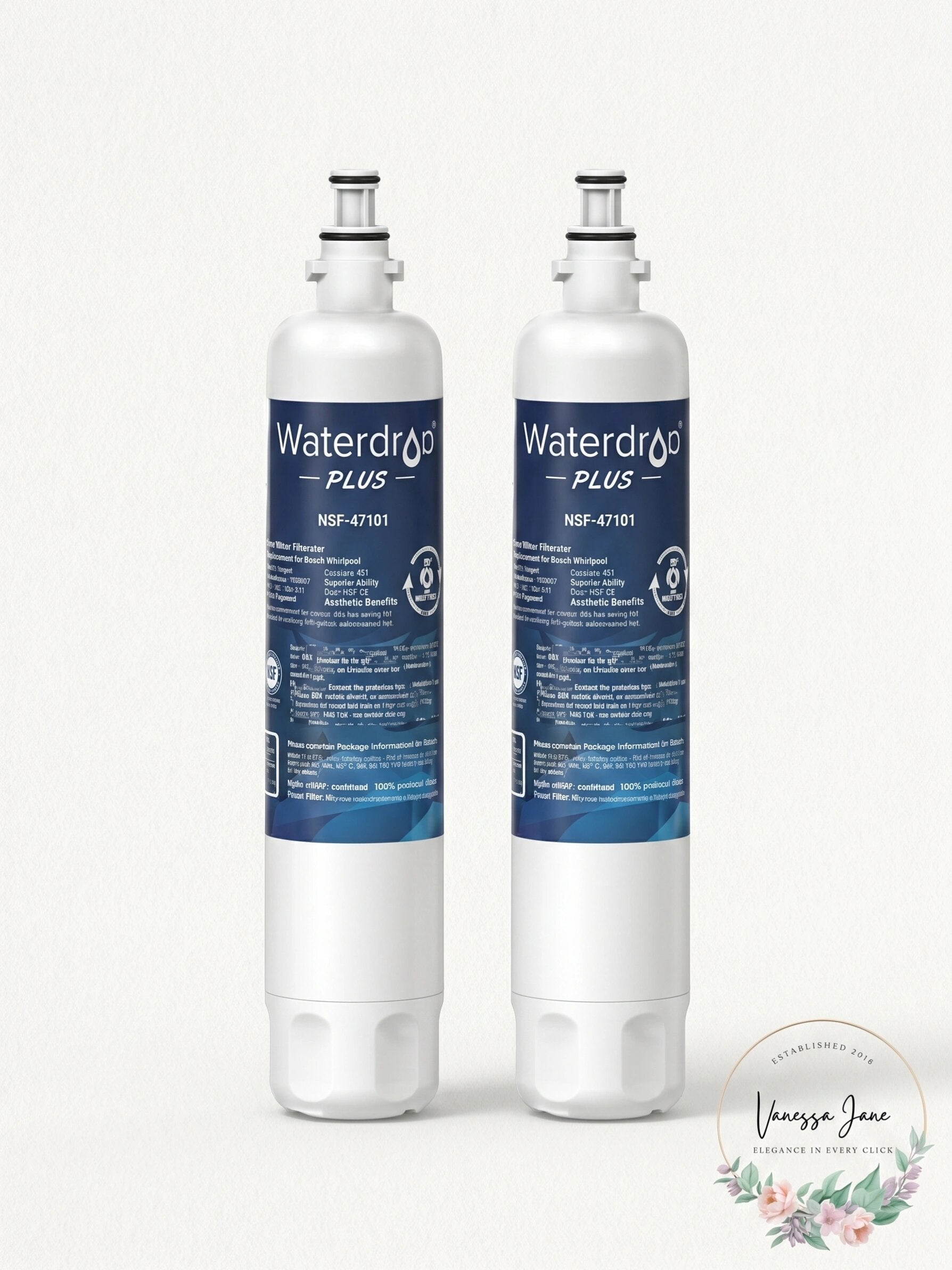 Waterdrop Replacement for Bosch Whirlpool 2 Pack