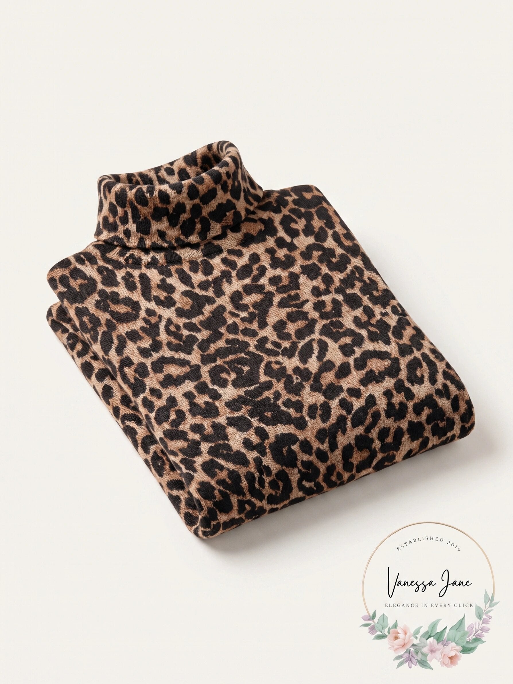 Beach Lunch Lounge Womens Animal Print Knit Knit Top Brown
